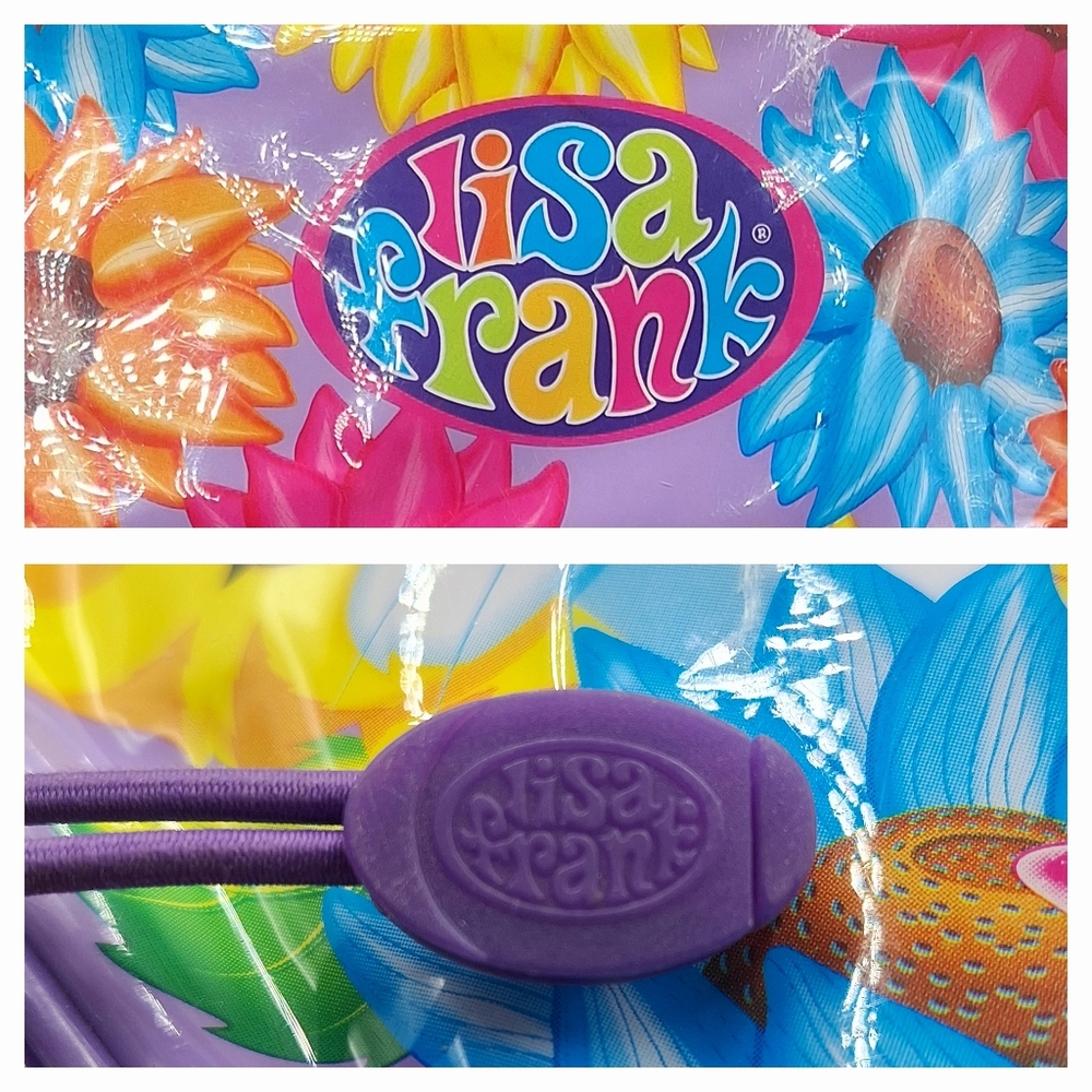 VTG Lisa Frank Sunflower Kittens Large Full-size Backpack - Picture 9 of 14